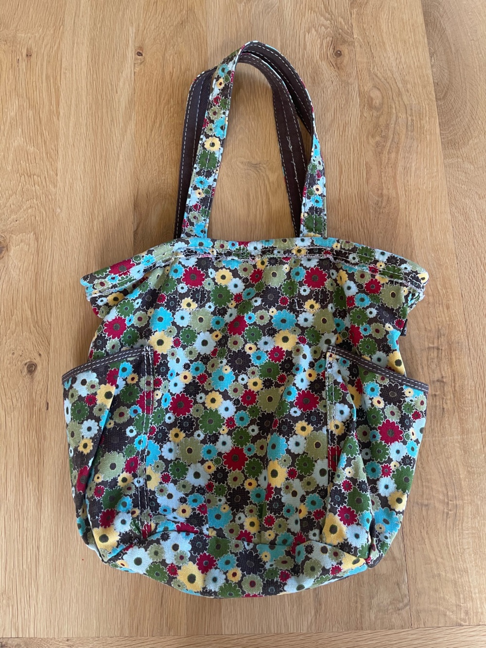 31 super cute Floral Multi-Color Canvas Tote Bag